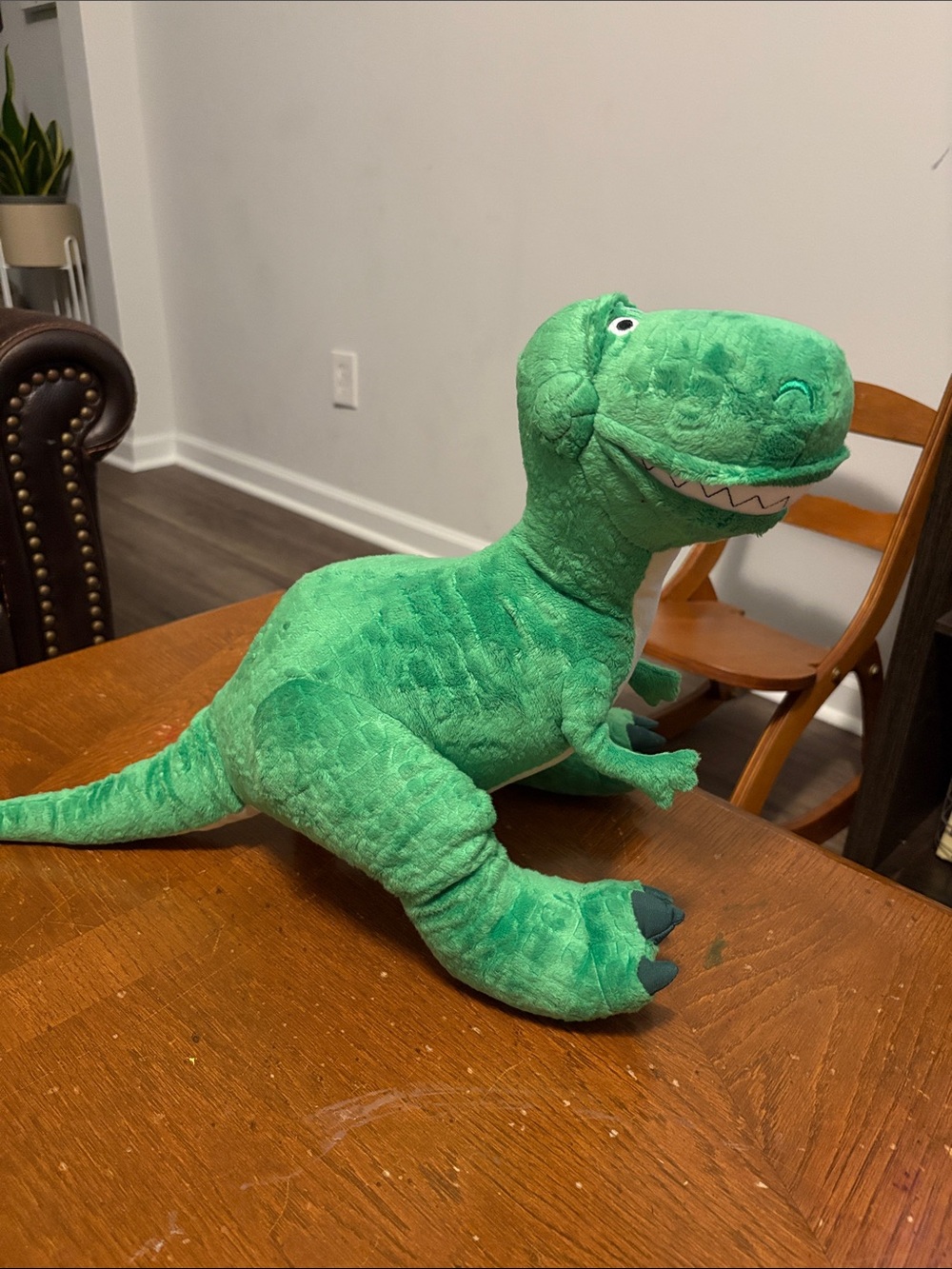 Disney Toy Story Green Plush T-Rex Dinosaur Toy